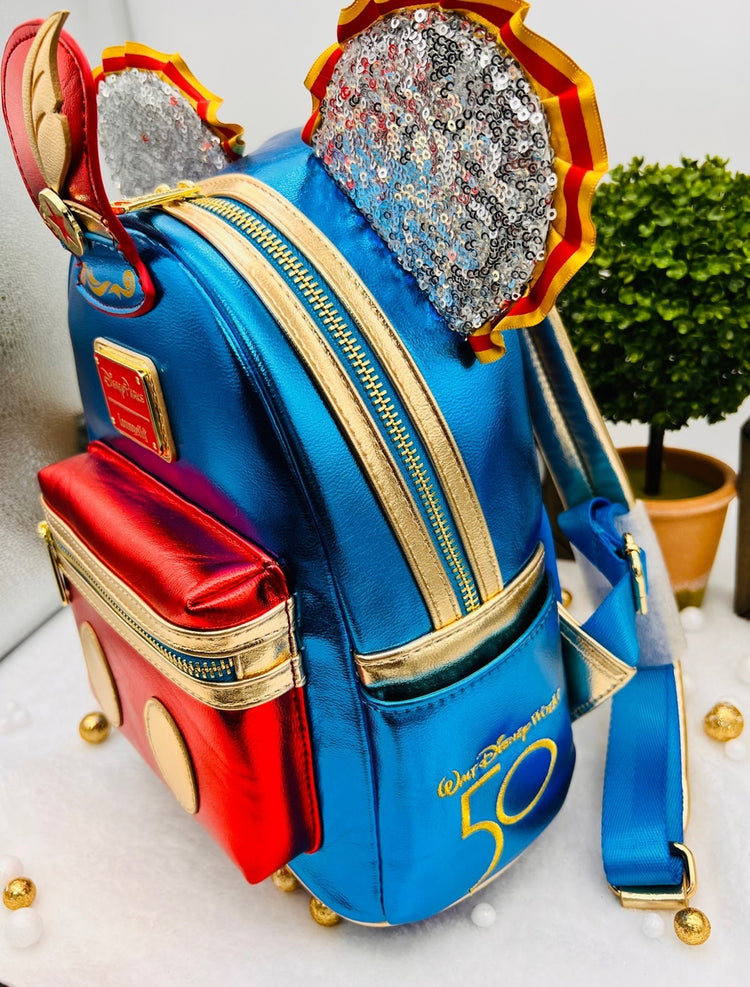 Loungefly Disney Dumbo Main Attraction mini Backpack + Ears