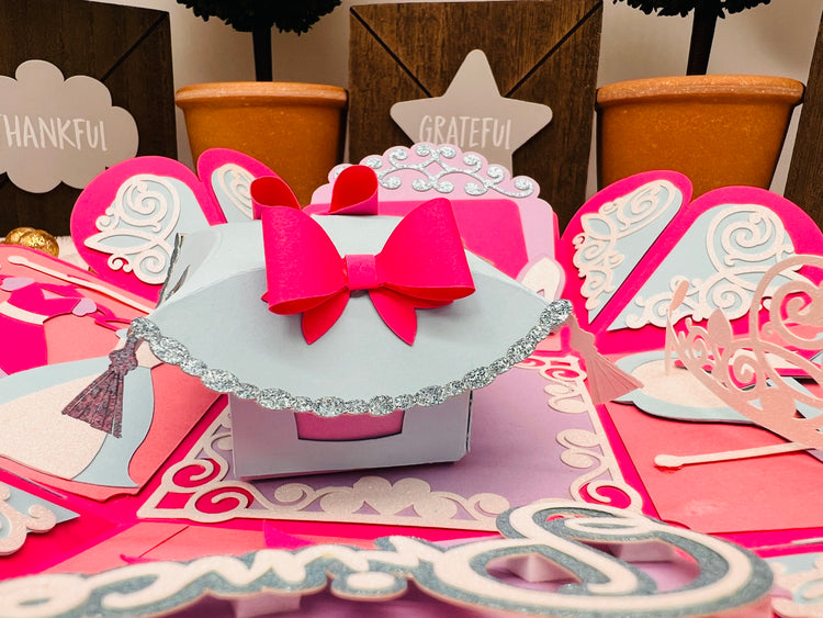 Birthday Castle Exploding Box