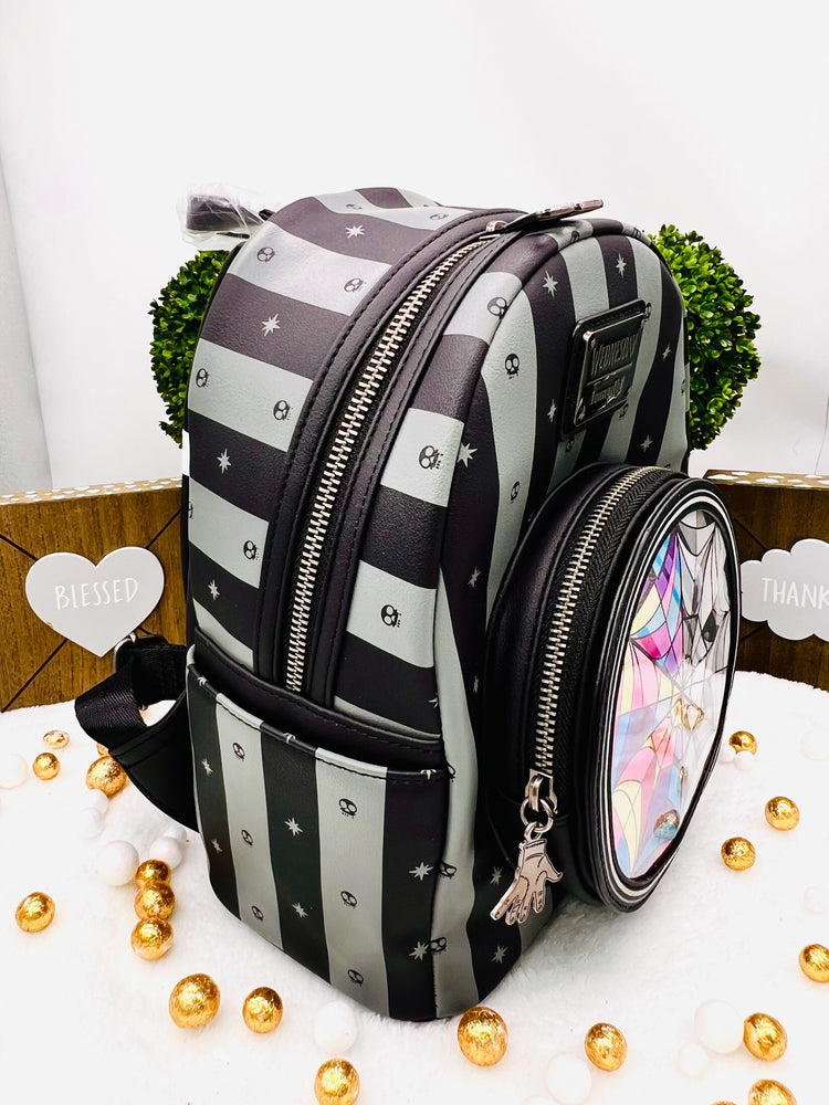 Loungelfy Wednesday Nevermore Mini-Backpack