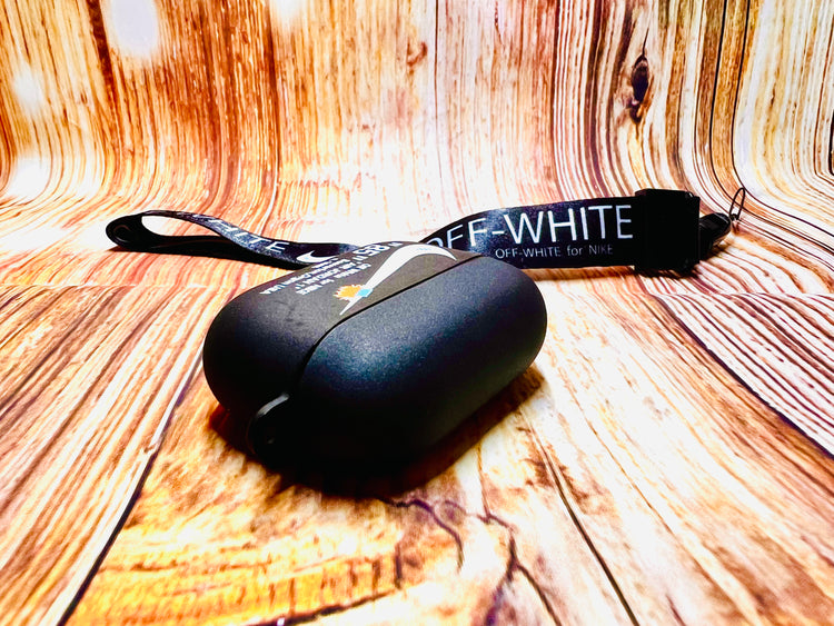 Nike OFF WHITE design Protective case for AirPods Pro (2019) Black