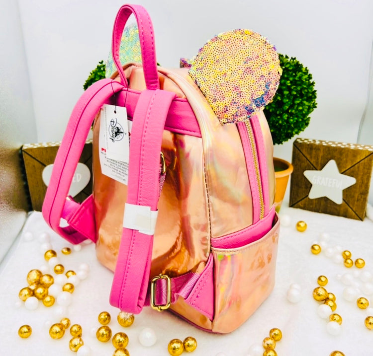 Loungefly Minnie Mouse EARidescent Mini Backpack
