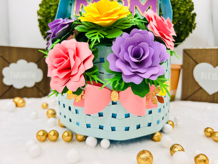 TIMELESS 3D PAPER FLOWER BASKET
