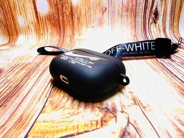 Nike OFF WHITE design Protective case for AirPods Pro (2019) Black