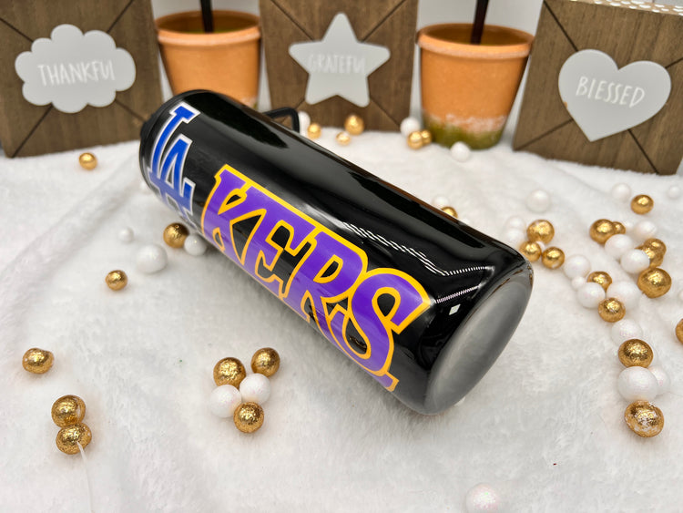 Sport Tumbler of Los Angeles Lakers and Dodgers