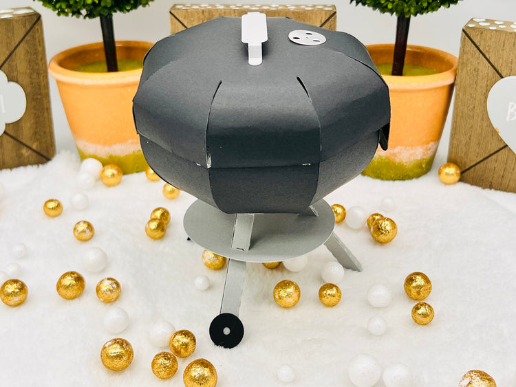 3D BBQ Grill Small Gift Holder