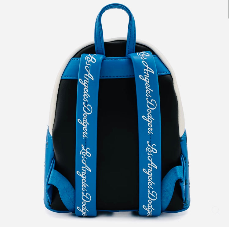 MLB LOS ANGELES DODGERS BASEBALL SEAM STITCH MINI BACKPACK