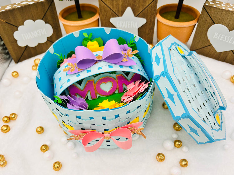 TIMELESS 3D PAPER FLOWER BASKET