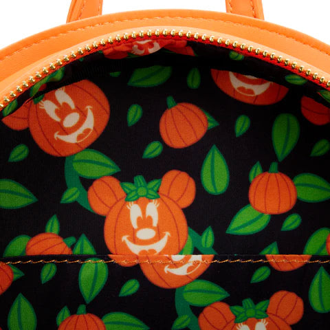 Loungefly Minnie Mouse Glow In The Dark Pumpkin Backpack