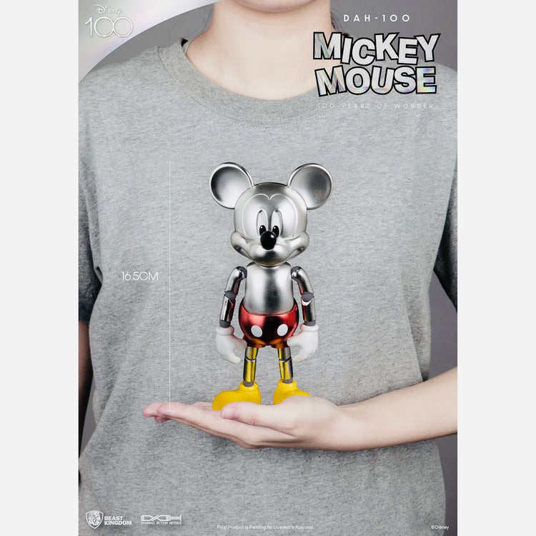 Disney 100 Years of Wonder Mickey Mouse DAH-100 Dynamic 8-Ction Heroes Figure