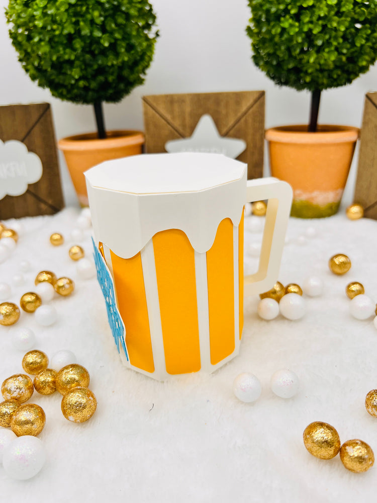 3D BEER MUG Gift Card Holder