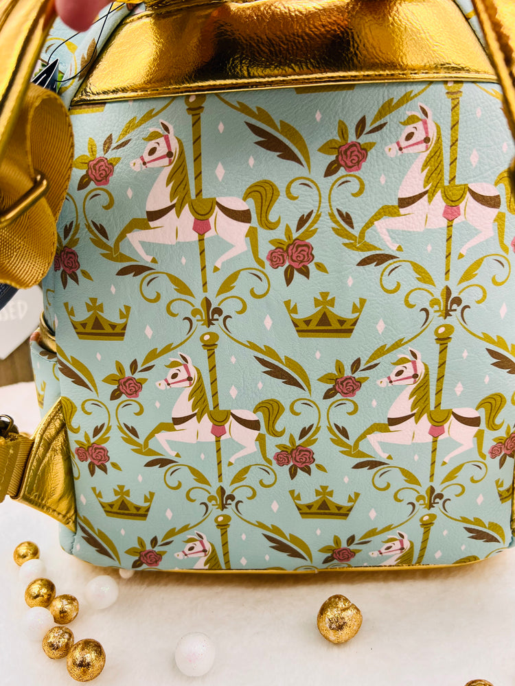 Dianey Parks MMA Prince Charming Regal Carrousel Mini Backpack + Ears