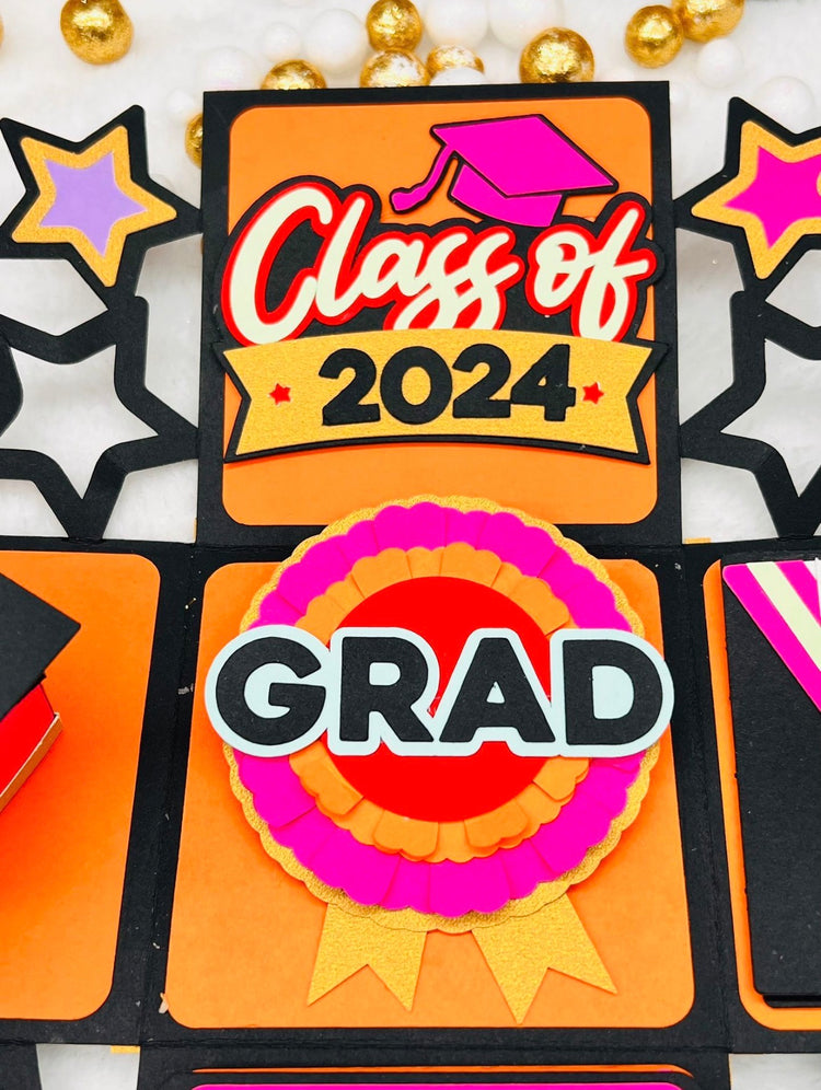 2026 Cute Graduation Exploding/ Pop-up Box