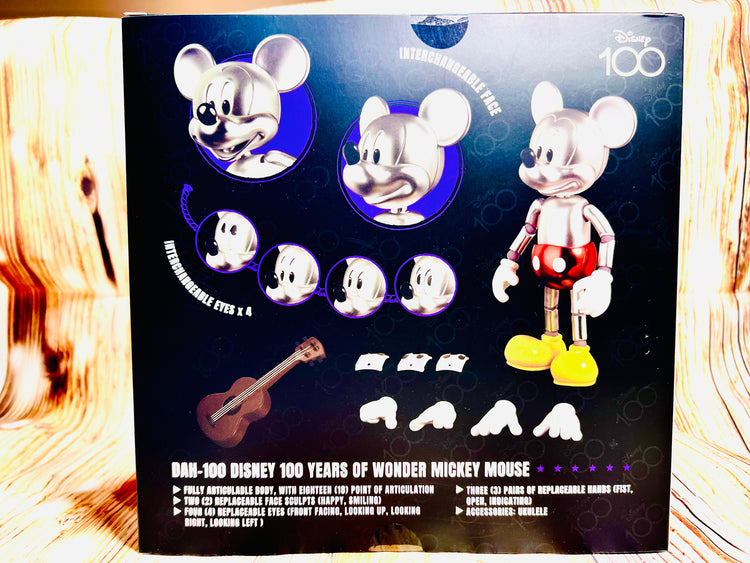 Disney 100 Years of Wonder Mickey Mouse DAH-100 Dynamic 8-Ction Heroes Figure