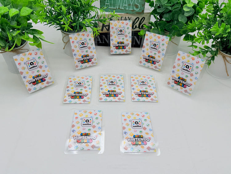 Super Nintendo World Power Bands laminated Amiibo Card Style B