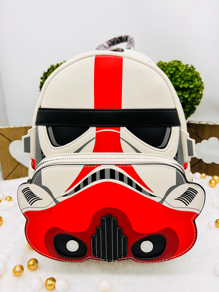 Loungefly Star Wars: Incinerator Trooper Cosplay Mini Backpack