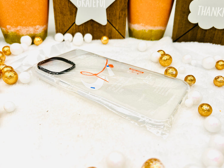 Nike OFF-WHITE clear protective phone case for iPhone 15 Plus