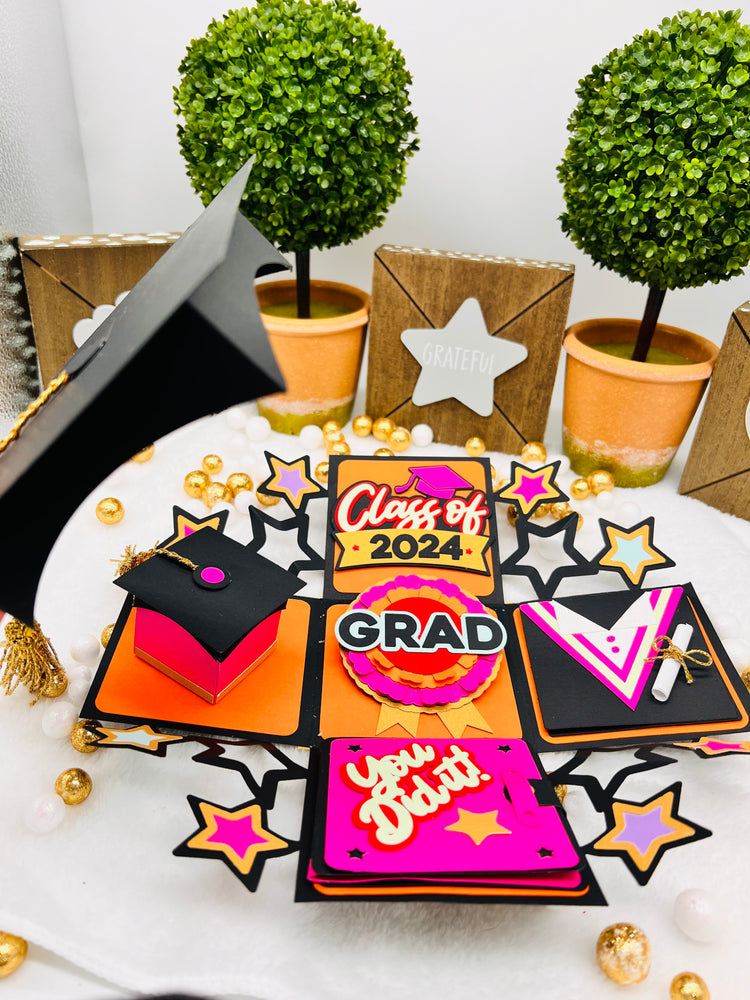 Cute Graduation Exploding Box