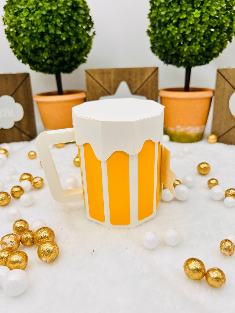3D BEER MUG Gift Card Holder