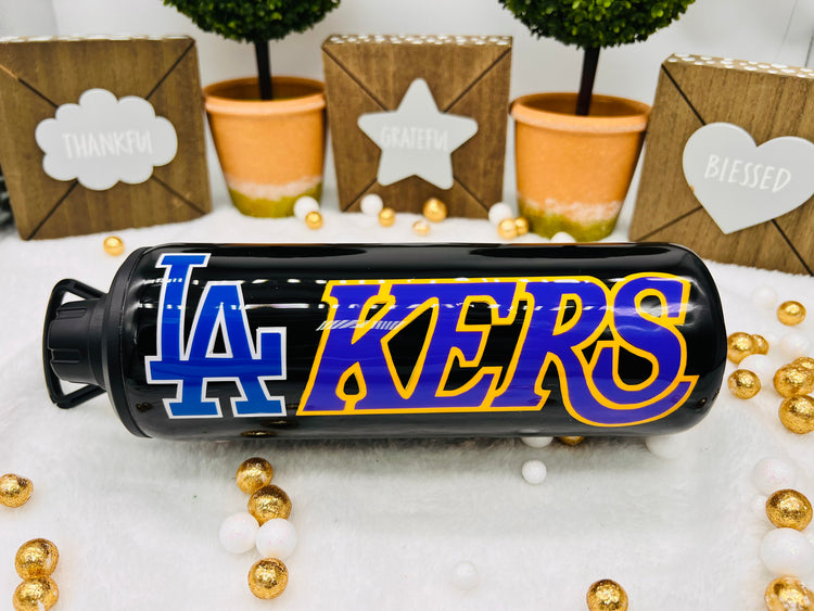 Sport Tumbler of Los Angeles Lakers and Dodgers