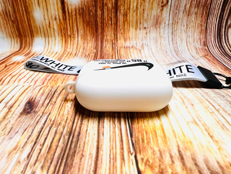 Nike OFF WHITE design Protective case for AirPods Pro (2019) White
