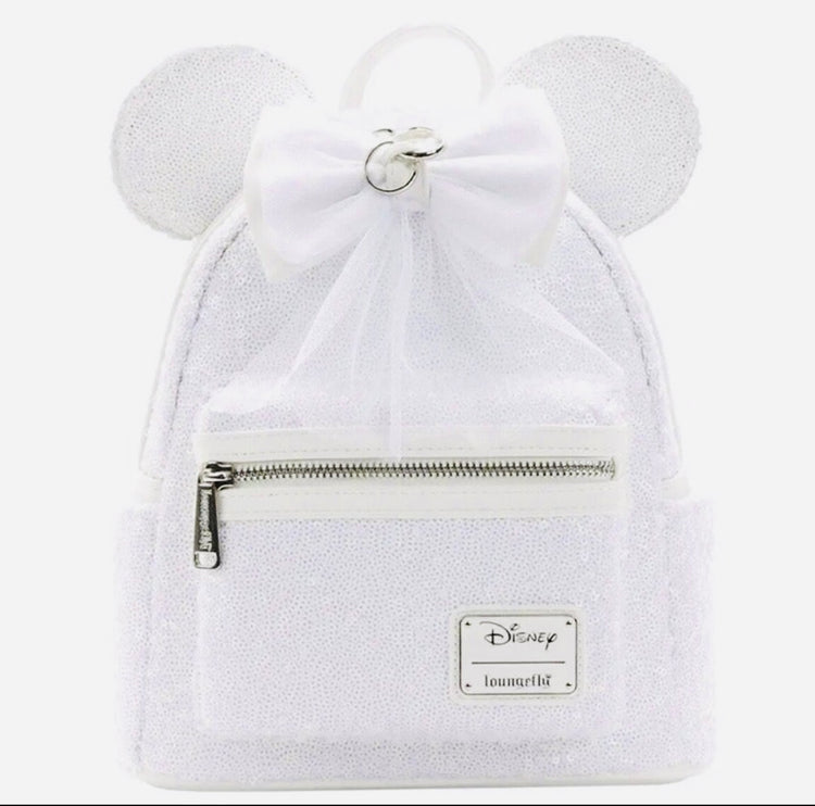 Loungefly Disney Minnie Mouse Sequin Wedding