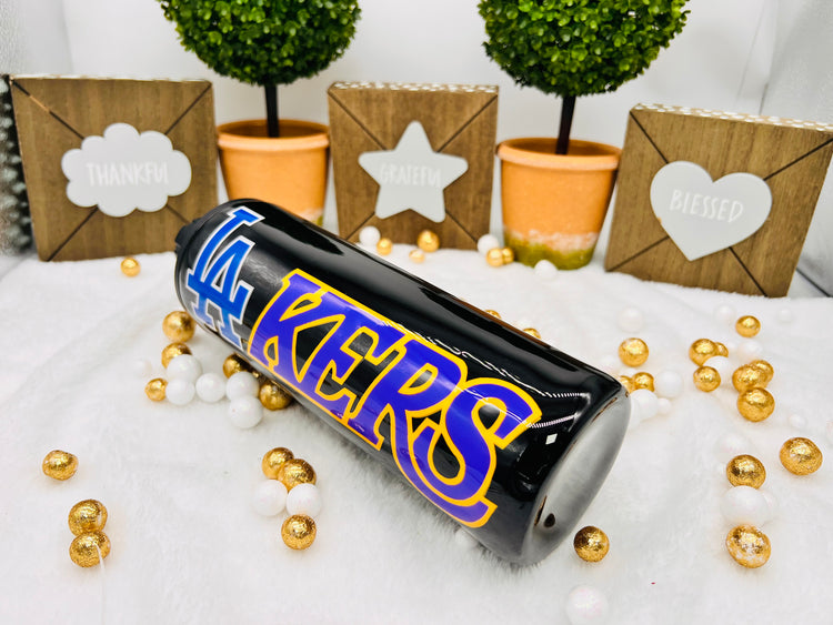 Sport Tumbler of Los Angeles Lakers and Dodgers