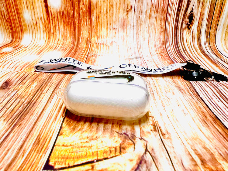 Nike OFF WHITE design Protective case for AirPods Pro-Transparent