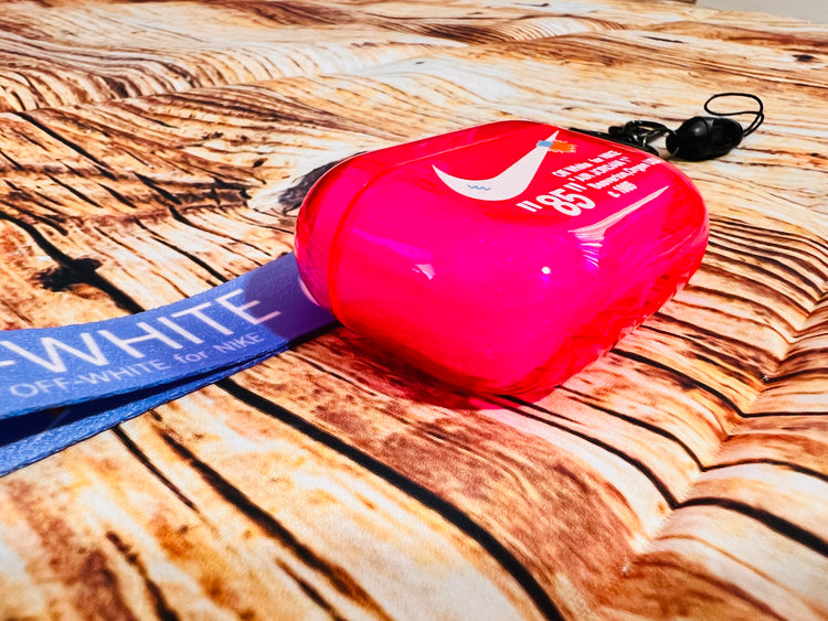 Off-White Nike Design Protective Case For AirPods Pro 2: Hot Pink