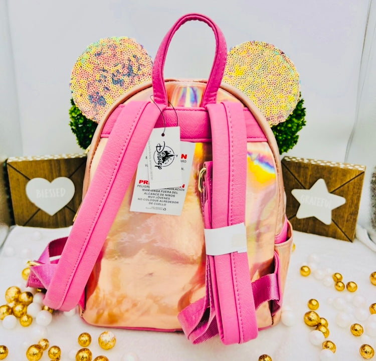 Loungefly Minnie Mouse EARidescent Mini Backpack