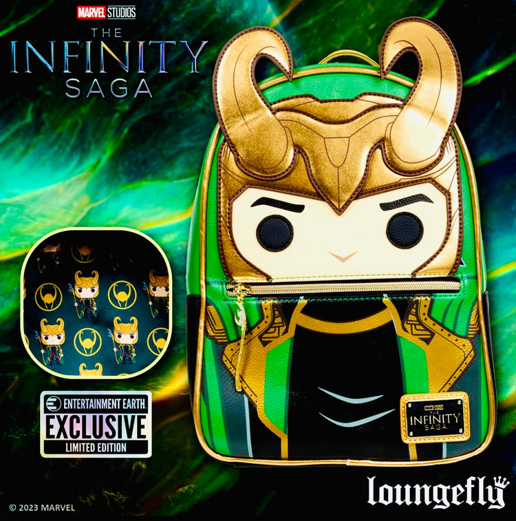 Avengers Loki with Scepter Pop! by Loungefly Mini-Backpack