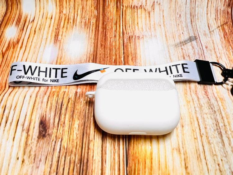 Nike OFF WHITE design Protective case for AirPods Pro (2019) White