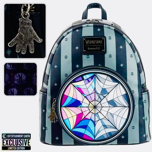 Loungelfy Wednesday Nevermore Mini-Backpack