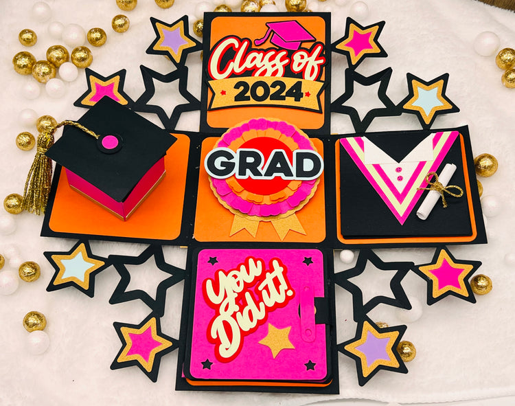 Cute Graduation Exploding Box