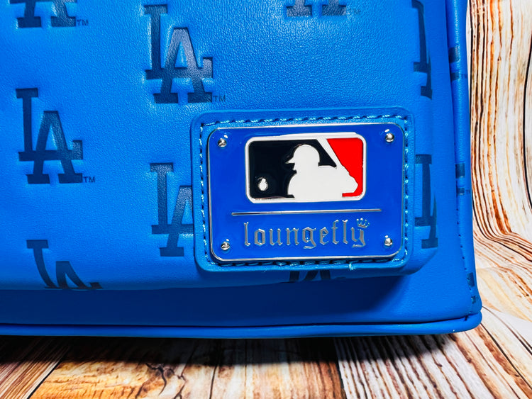 MLB LOS ANGELES DODGERS BASEBALL SEAM STITCH MINI BACKPACK