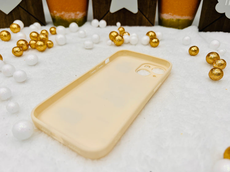Nike OFF White Design Protective Case For iPhone 15- Beige