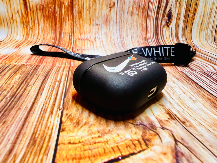 Nike OFF WHITE design Protective case for AirPods Pro (2019) Black