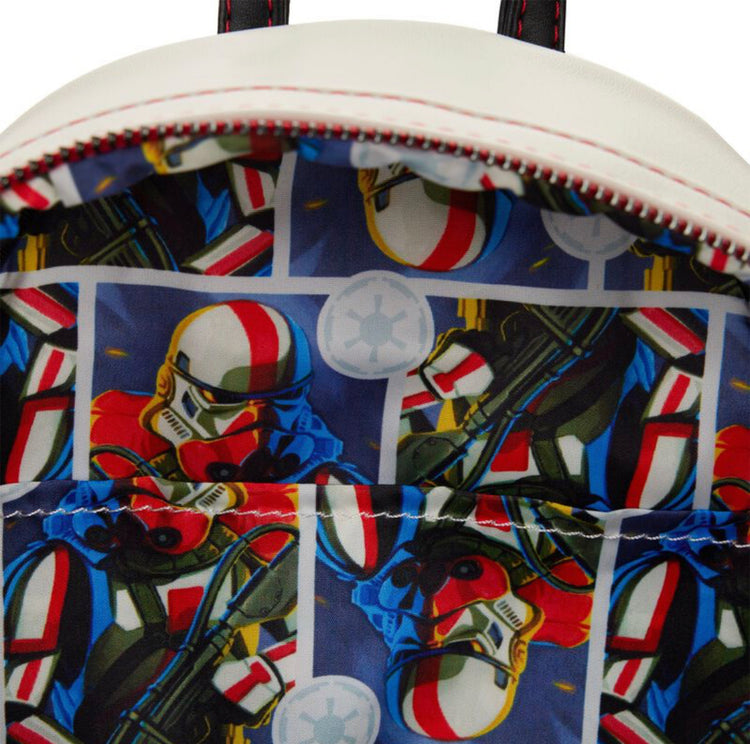 Loungefly Star Wars: Incinerator Trooper Cosplay Mini Backpack