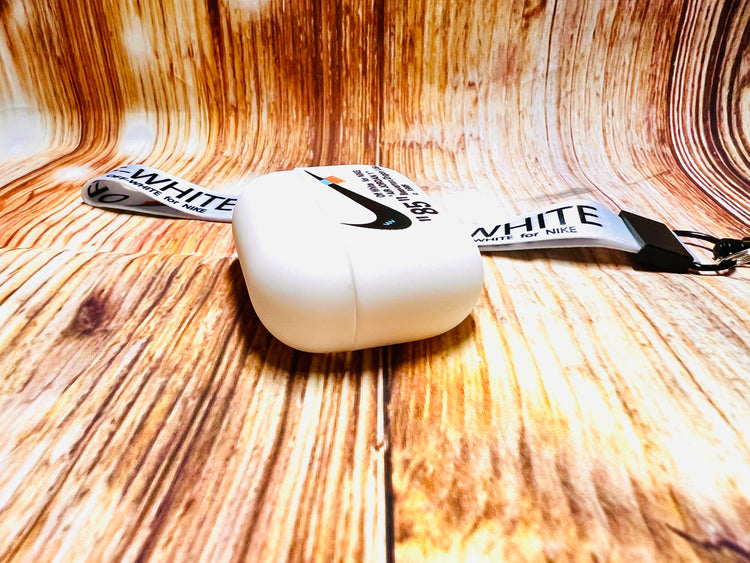 Nike OFF WHITE design Protective case for AirPods Pro (2019) White