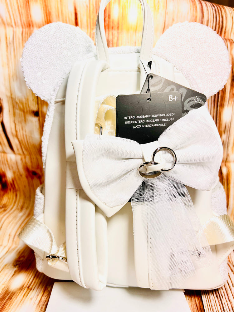 Loungefly Disney Minnie Mouse Sequin Wedding