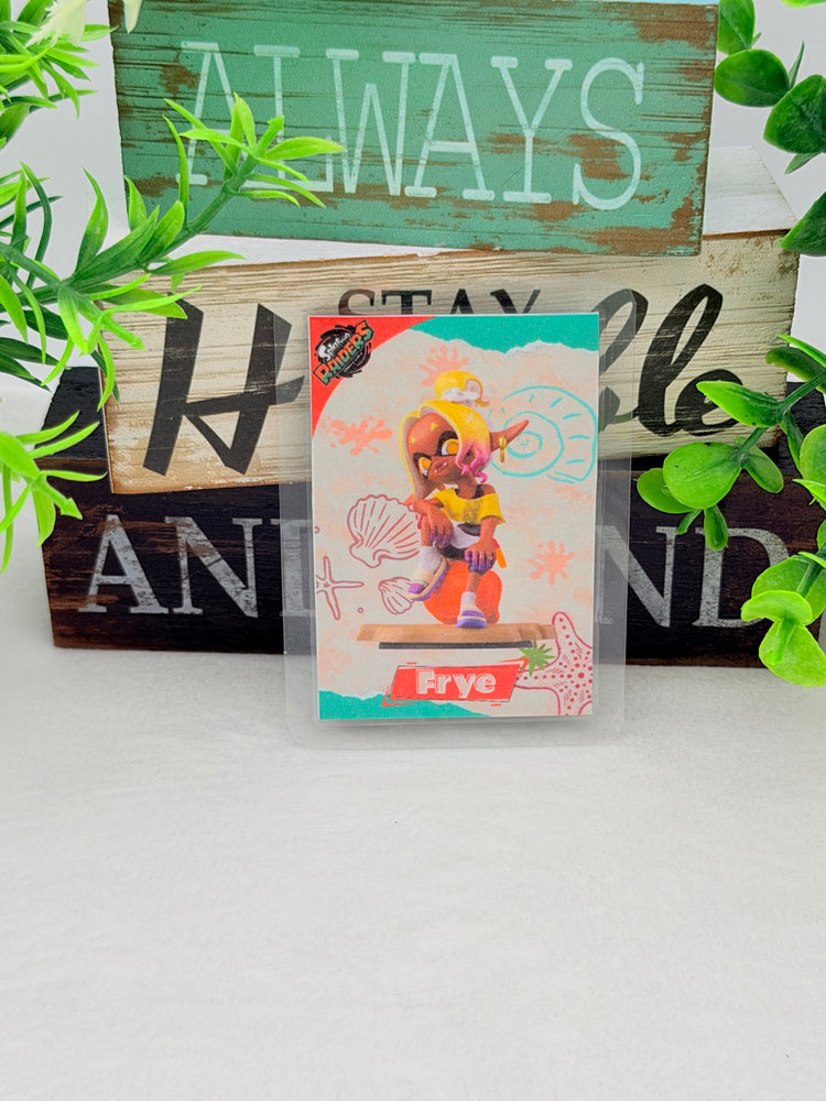 Splatoon Raiders Amiibo Cards Laminated Version