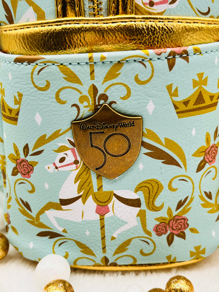Dianey Parks MMA Prince Charming Regal Carrousel Mini Backpack + Ears