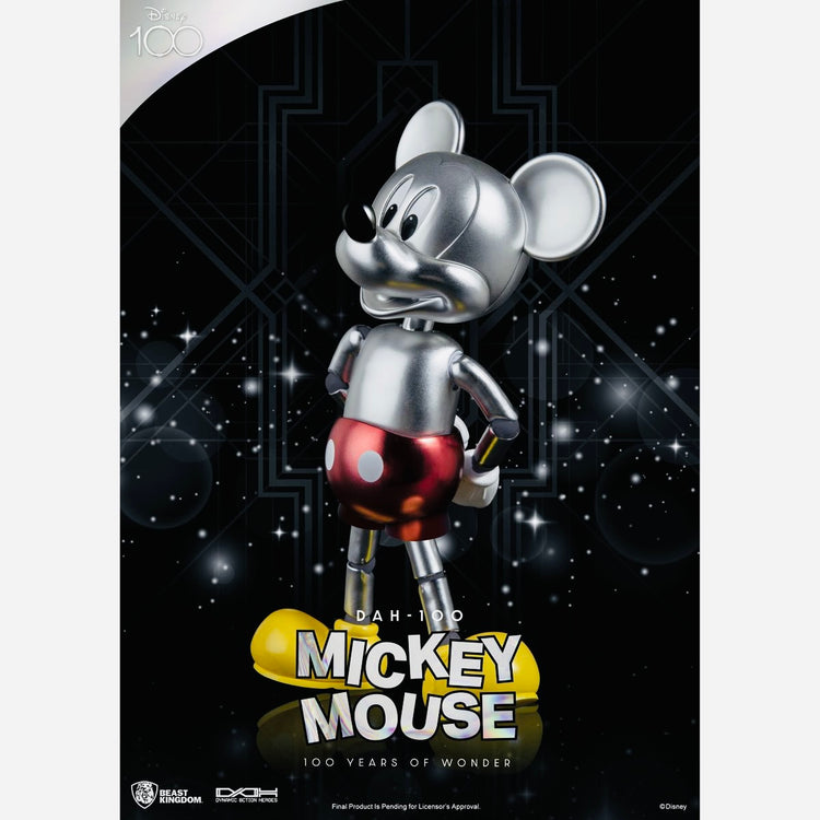 Disney 100 Years of Wonder Mickey Mouse DAH-100 Dynamic 8-Ction Heroes Figure
