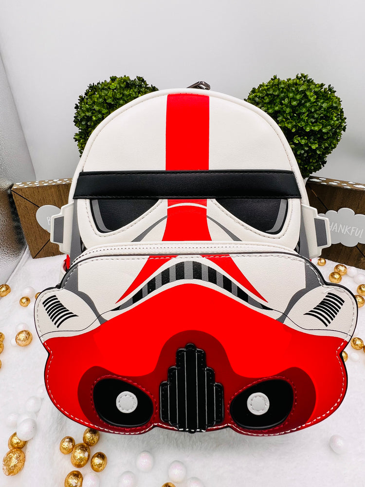 Loungefly Star Wars: Incinerator Trooper Cosplay Mini Backpack
