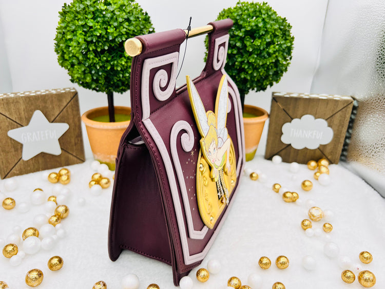 Disney Danielle Nicole Tinker Bell Keyhole Crossbody Purse