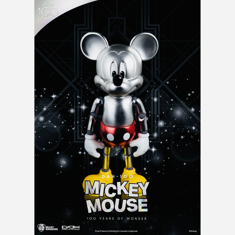 Disney 100 Years of Wonder Mickey Mouse DAH-100 Dynamic 8-Ction Heroes Figure