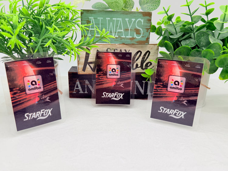 StarFox Laminated Amiibo Cards