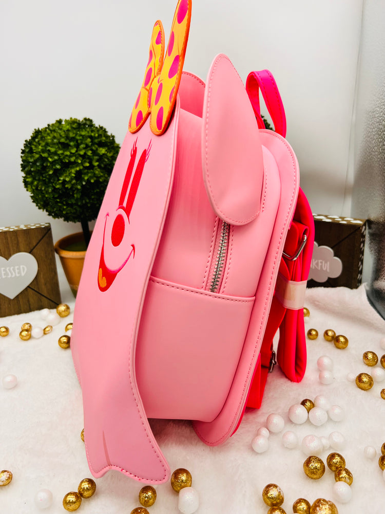 Loungefly Pastel Ghost Minnie Mouse Glow In The Dark Backpack