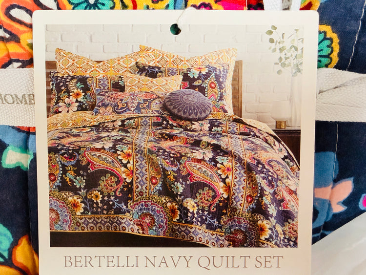 Levtex Home Bertelli Paisley 3-Pc. Quilt Set, King