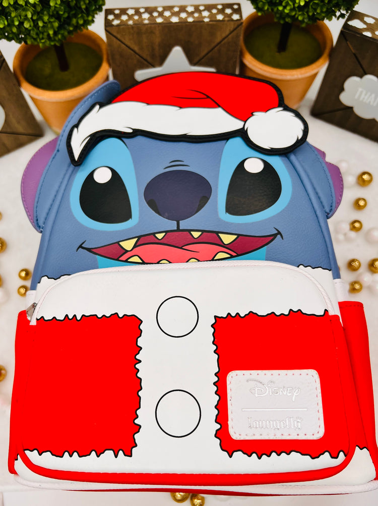 Lilo & Stitch Holiday Santa Stitch Mini Backpack