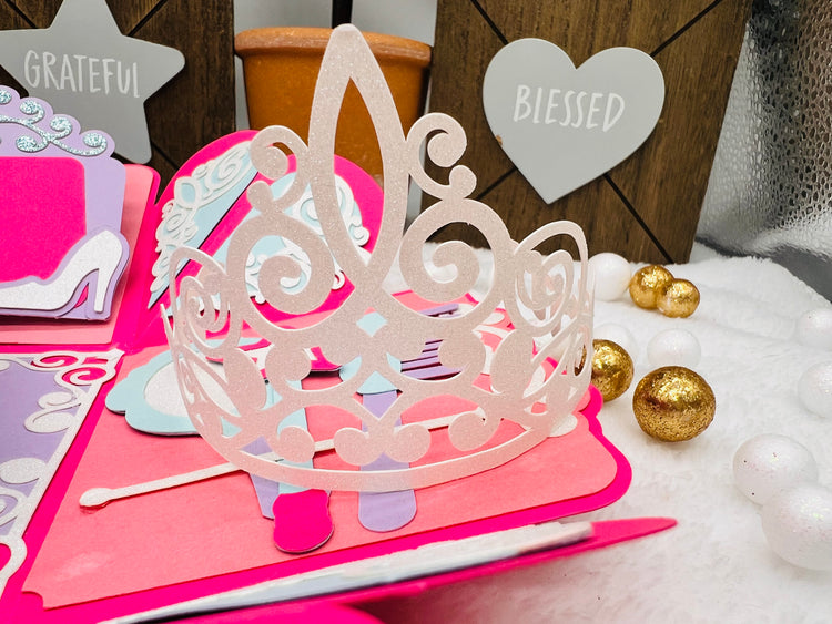 Birthday Castle Exploding Box